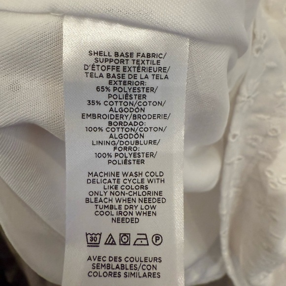LOFT Cute White Double V-Neck Flounce Sundress - Picture 6 of 12